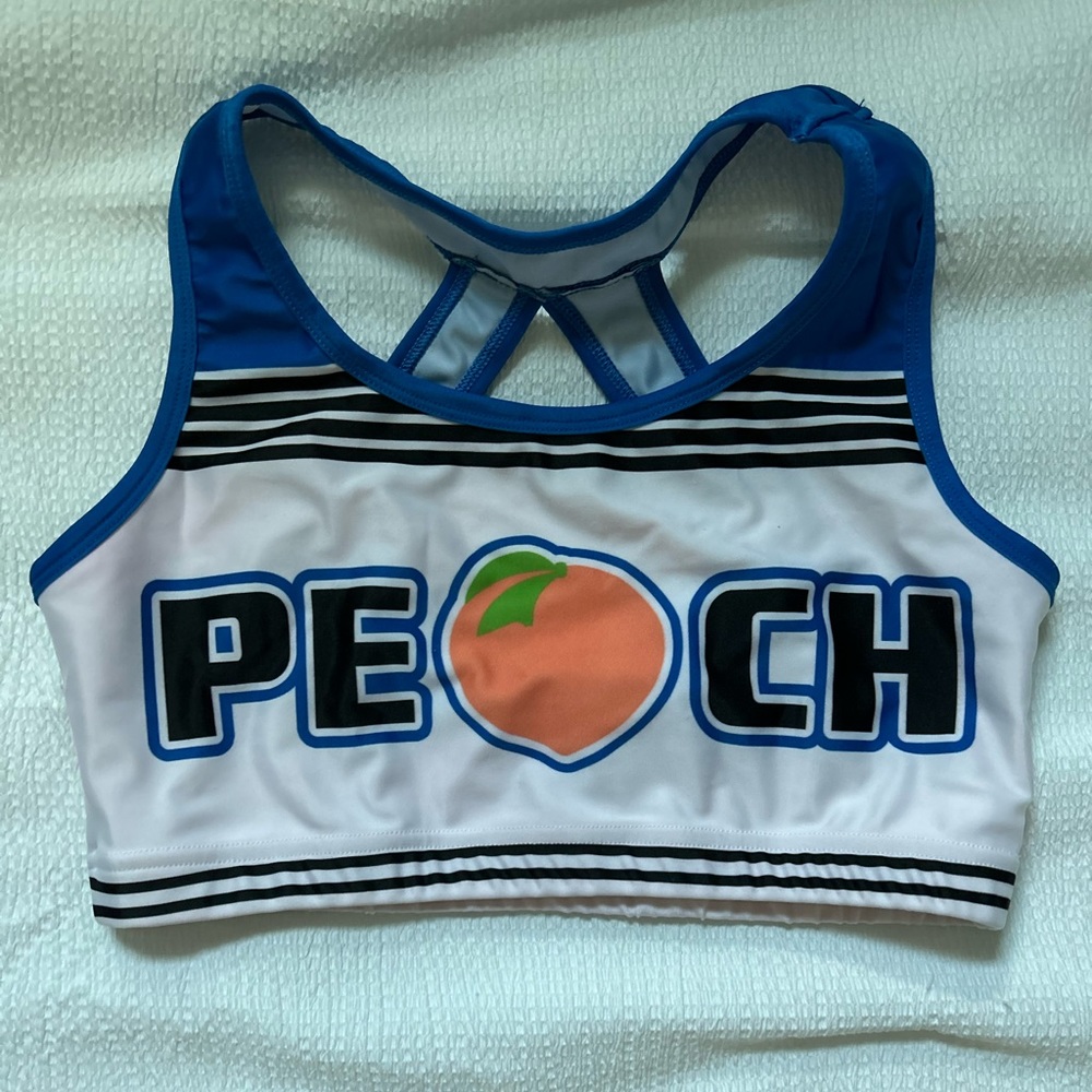 Stingray Allstars peach sports bra